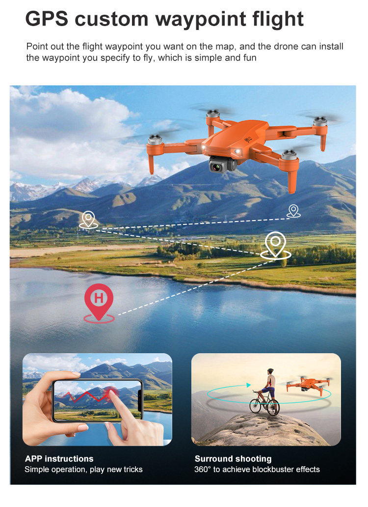 2022 New S608pro GPS Drone 6K Dual Camera Professional Aerial Photography Brushless Foldable Quadcopter RC Distance 3000M Gifts