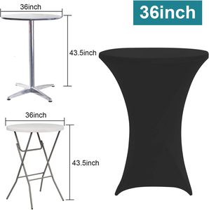 Cocktail Woven Polyester/Spandex Stretch <b>Tablecloth</b> for Weddings Parties-OEKO-TEX Certified Non-Ironing 25 Colors Customizable - Product Image 4