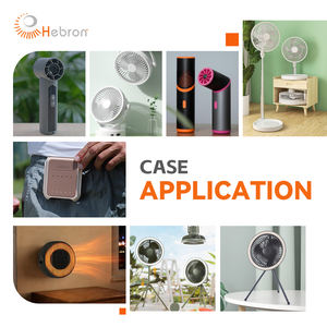 Ventilateur domestique Hebron pliable et rechargeable pour l'<span class=keywords><strong>été</strong></span>, 4 vitesses, affichage numérique haute définition, régulation de vitesse progressive - Product Image 6