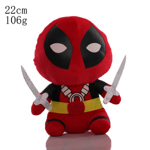 Peluche di Eroi dei Fumetti con Maschera Rossa e Nera da 5,8 Pollici, Divertenti Bambole Imbottite, Portachiavi e Ciondoli per Macchine a Gru, Regali all'Ingrosso - Product Image 2