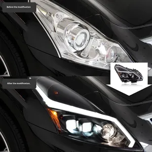 Gruppo Fari Modificato TYPY per Infiniti G25 G37 2010-2015, Lente LED 12V, Luci Diurne, Indicatore di Direzione Dinamico - Product Image 2