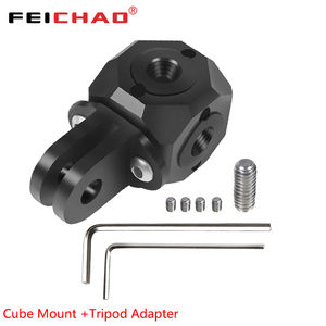 FEICHAO universel 1/4 3/<span class=keywords><strong>8</strong></span> trou de transfert de filetage multi-vis double adaptateur de montage de caméra d'action cubique magique pour Gopro Hero 13 12 11 - Product Image 4