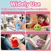 Lot de 6 jouets en peluche mignons en forme de boulettes, porte-clés, mini jouets en peluche, cadeau unisexe pour enfants