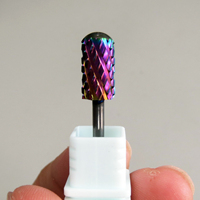 Prix de gros Outils de nail art : Fraise à ongles en carbure de tungstène 3XC 4XC, grande, lisse, en forme de barillet, de 3/32 po, pour machine de manucure et pédicure