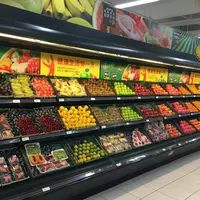 Kulkas Komersial Pajangan Buah dan Sayuran, Perlengkapan Pendinginan Supermarket