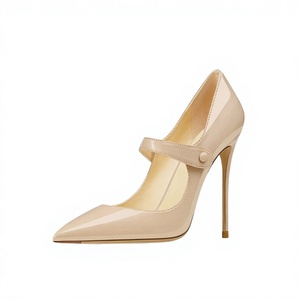 Chaussures habillées vintage pour femmes, nouvelle collection printemps-été, à bout pointu, style Mary Jane, talons fins, à enfiler - Product Image 3