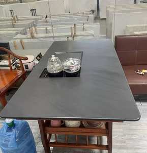 Nuevo Material pulido de piedra Natural gris moderno para uso en interiores, para encimeras de cocina, mesa de comedor, pared de fondo Interior - Product Image 4