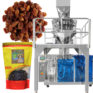 Machine d'emballage horizontale haute vitesse pour sachets préformés 100g 150g 180g, pour fruits secs et raisins - Product Image 1