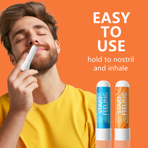 Mint Herbal Nasal Inhaler Combo Natural Ingredients & <b>Essential</b> <b>Oils</b> Prevents Drowsiness Relieves Nasal Congestion - Product Image 5