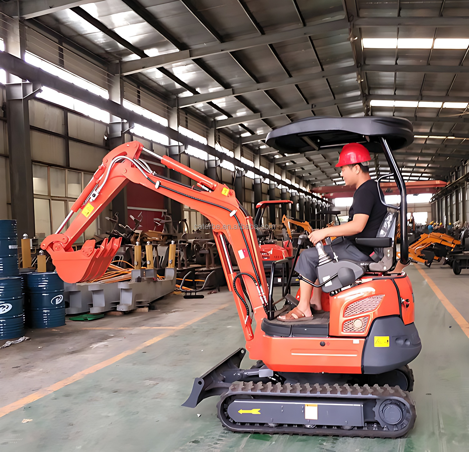 Rhinoceros XN18 Crawler Excavator - 1.8t Digger with Swing Boom
