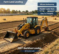 Shambo 388T Backhoe Loader 8.5Ton 115HP 125HP  Alat Terpadu Excavator Wheel Loader Hidrolik
