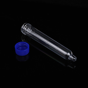 Tube à essai Hisamori pour analyse de sédiments urinaires, 12 ml, plastique, gradué, avec bouchon à vis, pour la collecte d'urine - Product Image 3