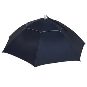 Professionnel En Gros Pas Cher Personnalisé Couleur Noir Blanc Petite Tête Chapeau Chapeau De Parasol Parapluie de Casque
