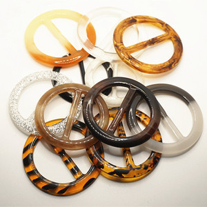 <span class=keywords><strong>Boucle</strong></span> à ardillon en plastique écaille de tortue, revêtement <span class=keywords><strong>sans</strong></span> nickel, pour chaussures, vêtements, sacs, ceintures - Product Image 1