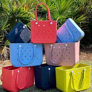 Sac de plage en EVA de 1300g, sac à main en EVA résistant et imperméable, sac de voyage et de shopping de grande capacité, idéal pour la piscine - Product Image 2