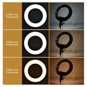 FOSOTO CY-R50L <span class=keywords><strong>18</strong></span> <span class=keywords><strong>pouces</strong></span> photographique anneau lumière avec trépied et support de téléphone pour le Maquillage TikTok Youtube Vidéo lumière - Product Image 3
