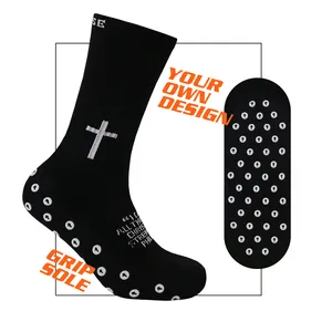 Meias antiderrapantes para futebol, meias esportivas de futebol personalizadas para uso em equipe de design de meias de futebol elite por atacado