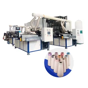 Gyjyd — Machine pour la fabrication de fils Textile, entièrement automatique, Double cône de bobine de papier