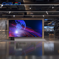 Écran d'affichage LED d'intérieur fixe ultra-mince polychrome scène d'épissage sans couture panneau d'affichage LED pour centre commercial