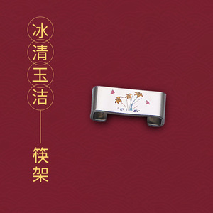 Porte-baguettes en acier inoxydable Yt-B020, forme pont, matériau de qualité alimentaire, pour usage domestique et hôtelier - Product Image 5