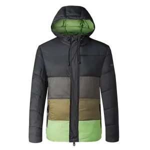 2020ジャケット高品質ジッパーアップメンズウィンターコート100% ポリエステルボンバージャケット