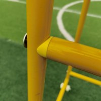 Chaise d'arbitre de volley-ball portable pour compétition scolaire et club, avec cadre renforcé robuste et siège moulé, échelle stable