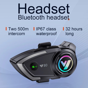 Cung cấp xe máy <span class=keywords><strong>Bluetooth</strong></span> v5.3 Tai nghe IPX6 Mũ bảo hiểm tai nghe Tai nghe cho xe máy tay đua - Product Image 2