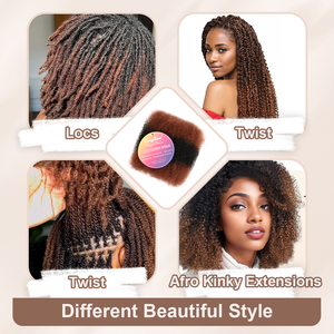 Originea Vente en Gros Cheveux Humains Ombrés Afro Crépus en Vrac Non Traités Extensions pour Tresses au Crochet Cheveux en Vrac pour Tressage Bouclé - Product Image 5