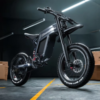 Vélo électrique Shengmilo S900 à double suspension sans balais, 60V 30AH, moteur arrière, pneus larges 20'', 7 vitesses, alliage d'aluminium, freins à disque hydrauliques - Stock UK/UE