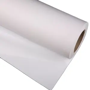 400GSM Shalong PVC Flex Banner 500D * 500D para impresión al aire libre materiales publicitarios al por mayor superficie brillante iluminada frontalmente