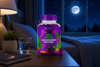Gummies aux champignons Lion's Mane, Reishi, Chaga et Cordyceps, complément alimentaire fonctionnel pour améliorer la mémoire, le sommeil et l'énergie.