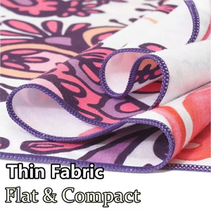 Cá nhân thân thiện với môi dày tái chế Polyester Mandala sợi nhỏ bãi biển Khăn với nhãn hiệu riêng - Product Image 2