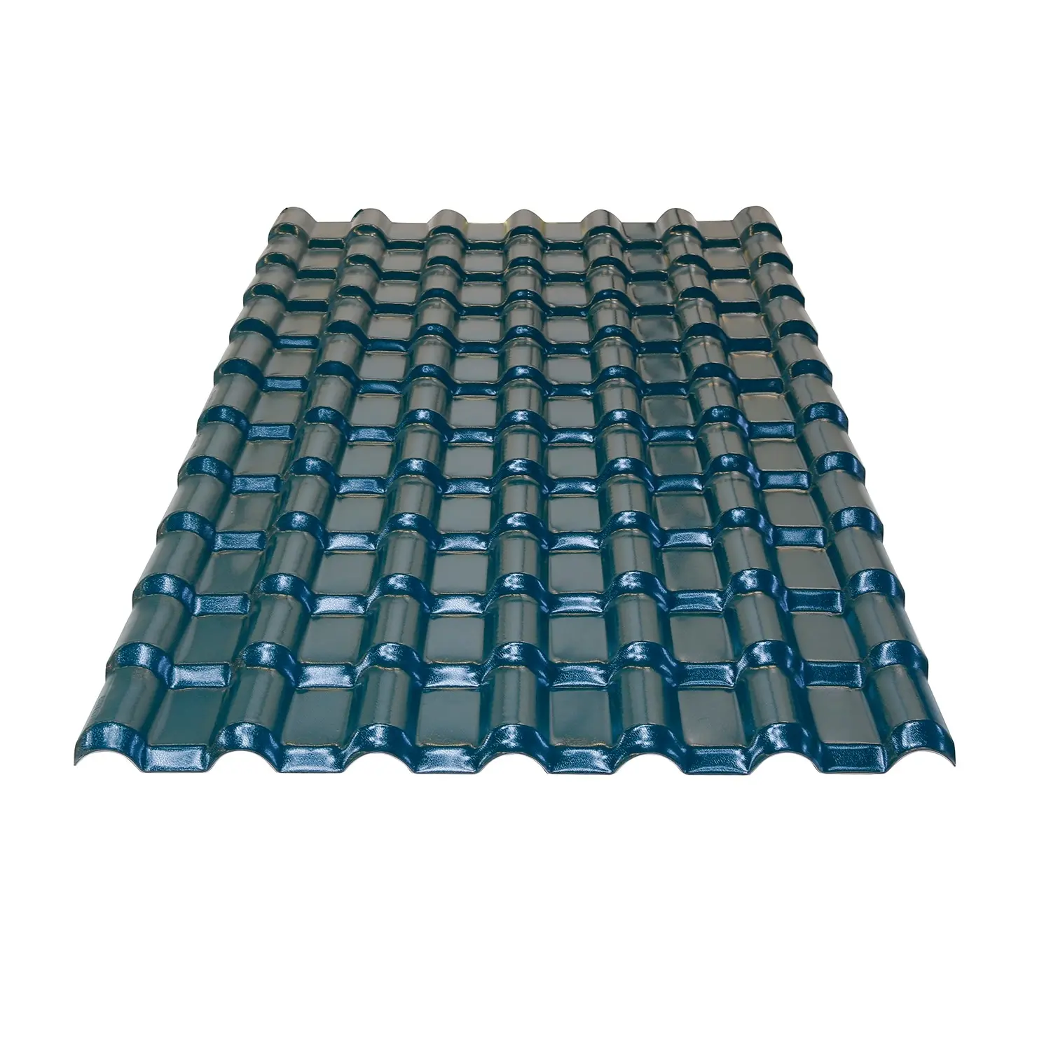 Insonorizadas 4 capas de resina sintética de plástico ASA tejas de PVC corrugado tejas de techo upvc