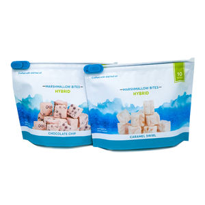 Emballage alimentaire refermable en mylar imprimé sur mesure de 3,5 g, sachet en feuille laminée avec fermeture éclair, sachet anti-odeur, sachet debout - Product Image 1