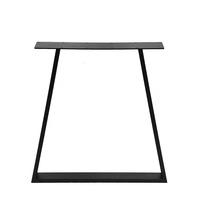 Pieds de table à manger en métal personnalisables, design unique, pieds de meubles personnalisables pour la base de meubles de salon