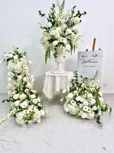 <span class=keywords><strong>Runner</strong></span> di Fiori Artificiali Best-Seller, Serie Foglie Verdi Foresta per Decorazioni Floreali Matrimoniali, Adatto per Composizioni Nuziali - Product Image 3