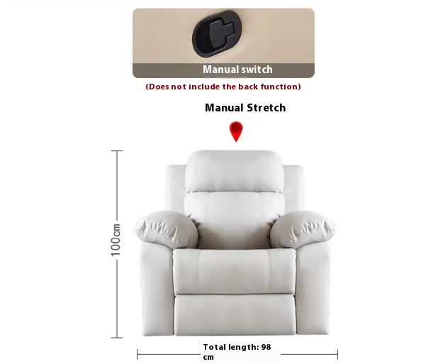 0.98m single seat [manual extension]