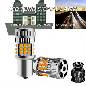 Luci Freno LED Auto Prodotte in Fabbrica 1156 BA15S 1157 BAY15D <span class=keywords><strong>P21W</strong></span> Lampada Retromarcia <span class=keywords><strong>Bianca</strong></span>/Gialla DC 12V - Product Image 4