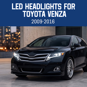 HCMOTIONZ Dynamic LED Headlights Fit for Toyota Venza 2009-2016 Upgrade Projector Lamp with Sequential Turn Signal - Product Image 2