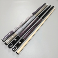 Queue de billard en bois d'érable articulée de 58 pouces à prix réduit avec joint en acier inoxydable, pointe de 13 mm, personnalisable OEM, logo sur mesure