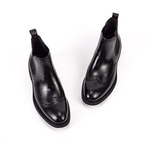 Zapatos de cuero genuino para hombre, nuevos y lujosos, impermeables, hechos a medida con cordones, punta redonda, estilo formal de negocios, alta calidad - Product Image 2