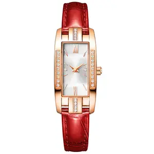 Wholesale cheap small square watches with diamonds vintage fashion women's crystal watches