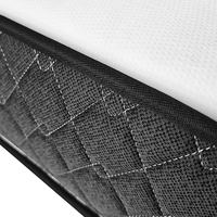 Matelas hybride à ressort ensaché moyen de taille personnalisée pour le sommeil moins cher d'usine en gros pour chambre à coucher d'hôtel