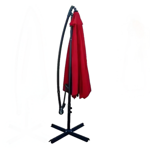 Parasol solaire LED moderne OEM pour extérieur, pliable et imperméable, en fer, aluminium et polyester, pour hôtels, salons, parcs - Product Image 2