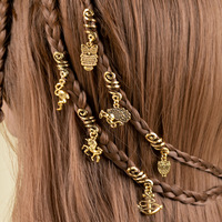Nouveaux dreadlocks boucle hip hop spin enfants accessoires de cheveux accessoires de cheveux en vrac mélangé en gros accessoires de cheveux mignons