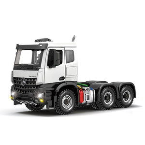 Modellino in Scala <span class=keywords><strong>1</strong></span>:24 di Camion Trattore Mercedes-Benz Actros a 6 Ruote, Collezione Premium in Lega con Porte Apribili, Luci e Suoni - Product Image 3