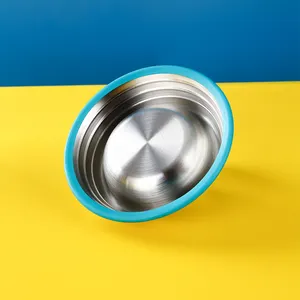 Wholesale Personalised Stainless Steel Fancy Colour Print Pet Bowls Fashionable And Color Printed Bowl