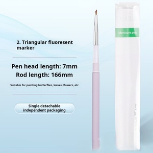 2025 New Hot-selling Nail <b>Brush</b> Set Sub-pen One-color Nail Salon Special Nail <b>Brush</b> High Quality - Product Image 5
