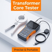 Probador de Corriente de Puesta a Tierra para Núcleos de Transformadores, Rango Amplio 0~30A, Detector de Corriente de Fuga de 0.1mA para Mantenimiento en la Industria Eléctrica