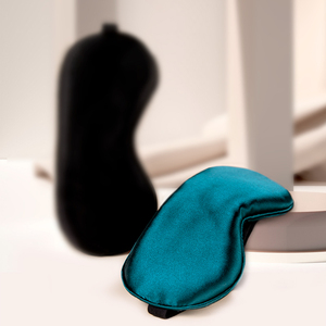 Mascherina per gli occhi in raso di seta Unisex personalizzata Super liscia aereo Hotel per la maschera per gli occhi per la salute degli occhi - Product Image 6